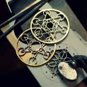 Metatron Cube Gold and Silver